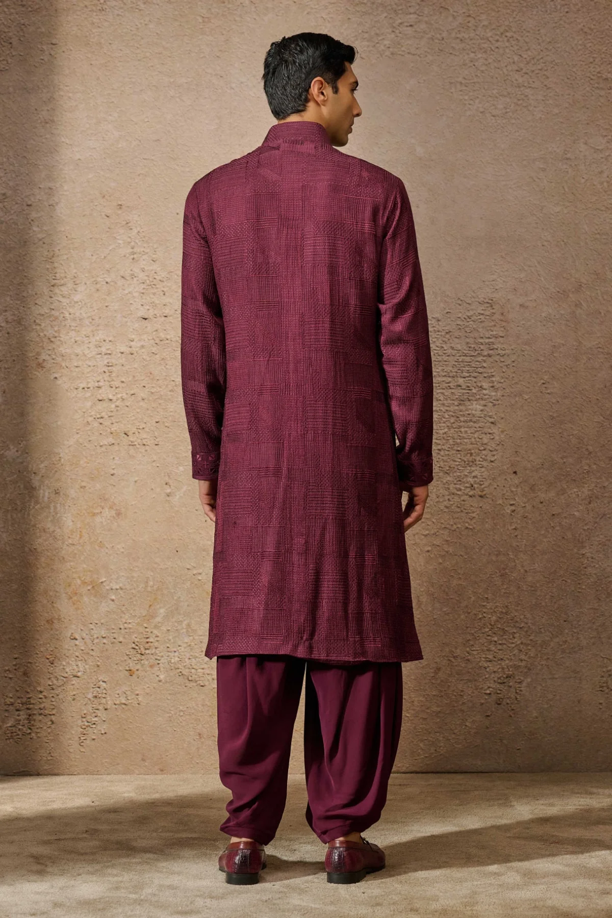 Textured Kurta Set - Image 4